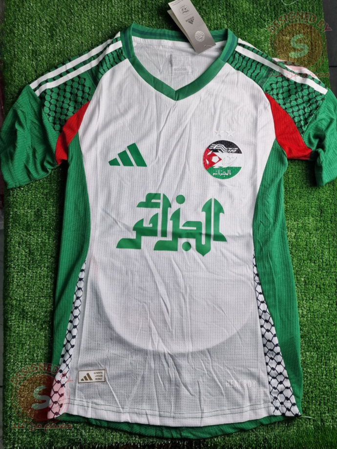 ⁦قميص المنتخب الوطني التضامن(ابيض) 2025⁩ - الصورة ⁦8⁩