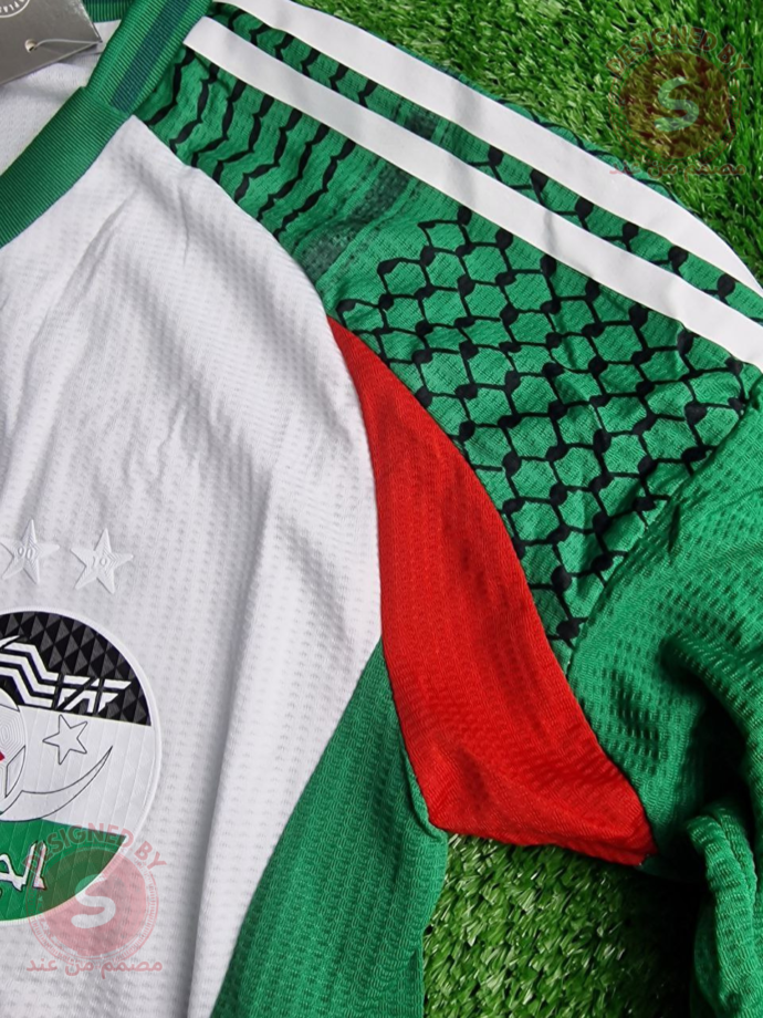 ⁦قميص المنتخب الوطني التضامن(ابيض) 2025⁩ - الصورة ⁦7⁩