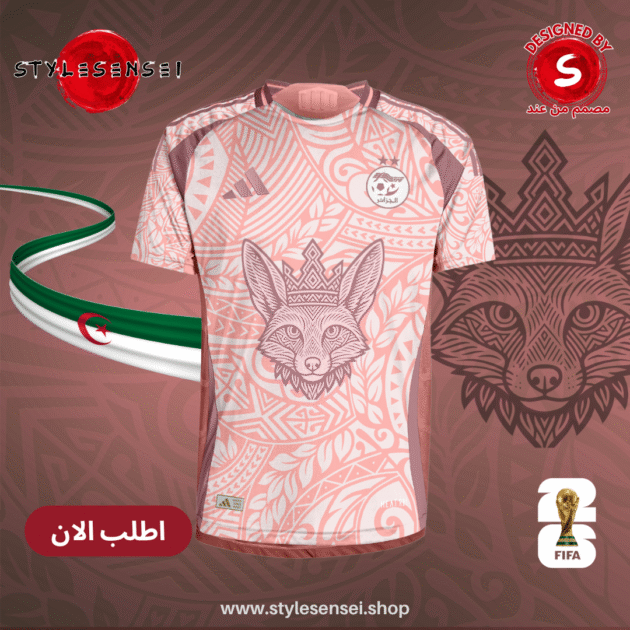 قميص المنتخب الوطني الفنك (الزهري)